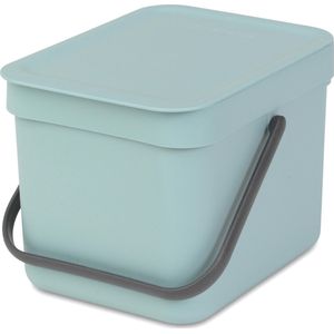 Brabantia Sort & Go Prullenbak 6 liter Mint