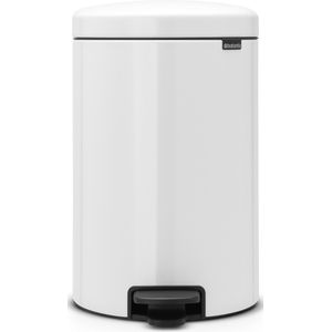 Brabantia - NewIcon Prullenbak - Wit - Kunststof Binnenemmer - 20 Liter