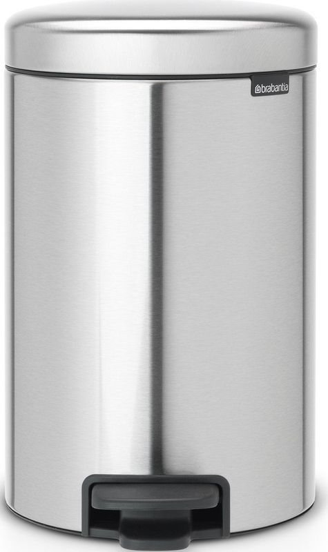 Brabantia - NewIcon - Pedaalemmer - Zilver - Metaal - 12 L