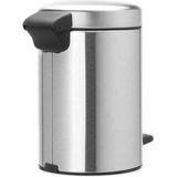 Brabantia - NewIcon - Pedaalemmer - 3 Liter - Matt Steel - Fingerprint Proof