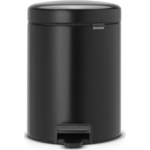 Brabantia - NewIcon - Pedaalemmers - Matt Black - 5 Liter