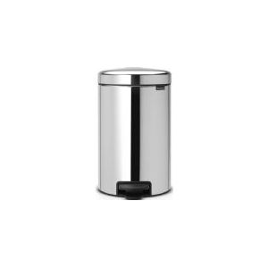 Brabantia - NewIcon - Prullenbak - Brilliant Steel - 12 Liter