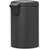 Brabantia NewIcon Prullenbak - 12 liter - Mineral Infinite Grey
