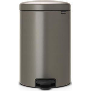 Brabantia NewIcon Prullenbak 20 liter Platinum