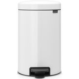 Brabantia - NewIcon - Prullenbak - Wit - 20 Liter - Metalen Binnenemmer
