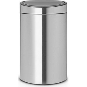 Brabantia - Touch Bin - Vuilnisbak - 40 l - Matt Steel