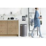 Brabantia - Touch Bin - Prullenbak - Platinum/Matt Steel - 40 liter