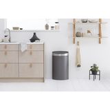 Brabantia - Touch Bin - Prullenbak - Platinum/Matt Steel - 40 liter
