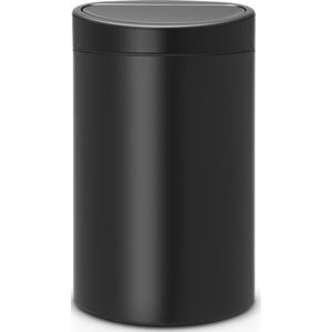Brabantia - Touch Bin - Prullenbak - Matt Black - 40 Liter