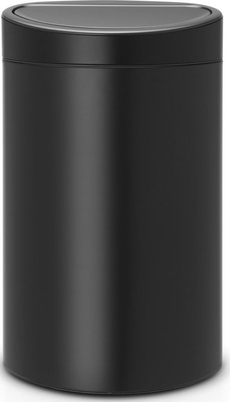 Brabantia - Touch Bin - Prullenbak - Matt Black - 40 Liter