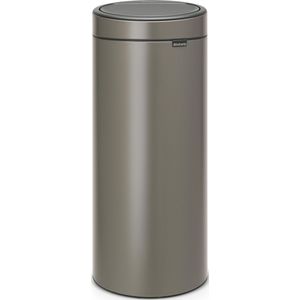 Brabantia Touch Bin Prullenbak 30 liter Platinum