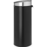 Brabantia - Touch Bin - Prullenbak - Matt Black - 30 liter - Fingerprint Proof Deksel