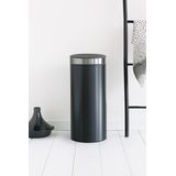 Brabantia - Touch Bin - Prullenbak - Matt Black - 30 liter - Fingerprint Proof Deksel