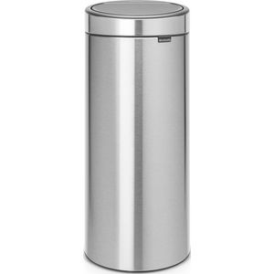 Brabantia Touch Bin Prullenbak 30 liter Matt Steel Fingerprint Proof