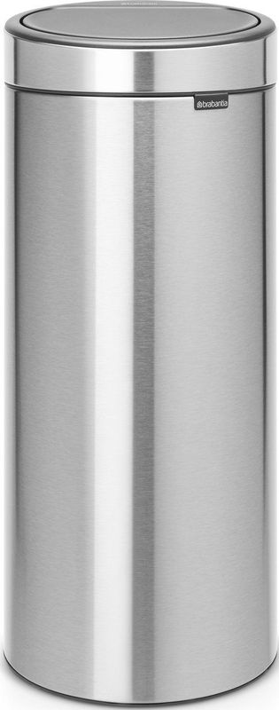 Brabantia - Touch Bin - Prullenbak - 30 liter - Matt Steel Fingerprint Proof