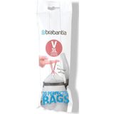 Brabantia PerfectFit 3 liter vuilniszakken V rol a 20 zakken wit Kunststof Brabantia Afvalzak (0.0000cm x 24.0000cm)