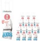 Brabantia PerfectFit 3 liter vuilniszakken V rol a 20 zakken wit Kunststof Brabantia Afvalzak (0.0000cm x 24.0000cm)