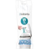 Brabantia - PerfectFit Afvalzak - 5L - 20 Stuks - Scheurvast Plastic