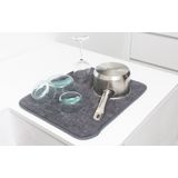 Brabantia SinkSide Afdruipmat - Microvezel - 47 x 40 cm - Dark Grey