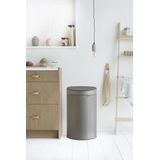 Brabantia Touch Bin Prullenbak - 10+23 Liter - Afvalscheiding - Platinum