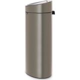 Brabantia Touch Bin Prullenbak - 10+23 Liter - Afvalscheiding - Platinum