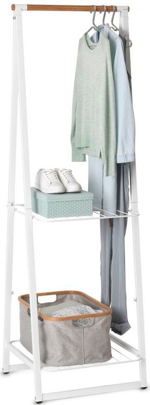 Brabantia Linn Kledingrek - Wit - Bamboe - Multifunctioneel en Ruimtebesparend