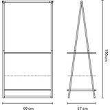 Brabantia Linn Kledingrek - Wit - Bamboe - Multifunctioneel en Ruimtebesparend