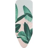 Brabantia - 118968 - Strijkplankhoes C, 124 x 45 cm, complete set, Tropical Leaves