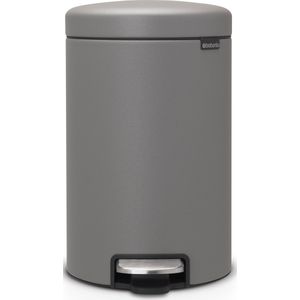Brabantia - NewIcon Prullenbak - Mineral Concrete Grey - 12 Liter