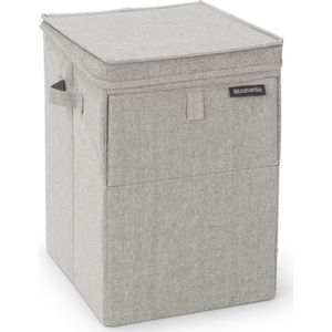 Brabantia Wasmand met Deksel Stapelbaar 35 l Grey