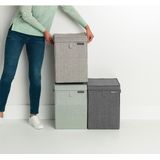 Brabantia Wasmand - Pepper Black - 35 l - Stapelbaar - Stevig Textiel