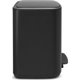 Brabantia Bo Prullenbak - Afvalscheiding - Matt Black - 11 + 23 Liter