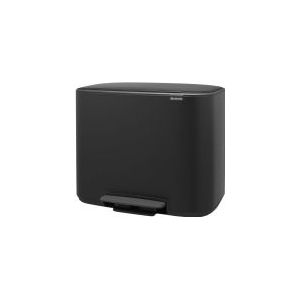 Brabantia Bo Prullenbak - Pedaalemmer - Matt Black - 36 Liter