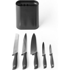 Brabantia Tasty+ Messenset - met Messenblok - Dark Grey