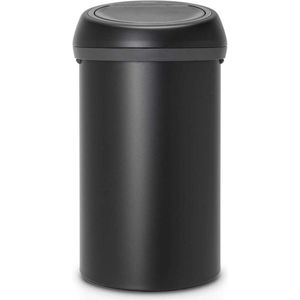 Brabantia Touch Bin Prullenbak - 60 liter - Moonlight Black