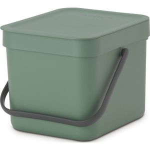 Sort & Go Bin 6l Tanne Green Haushalts-Recyclingtonne, Fichte Grün, 6 Liter - Brabantia