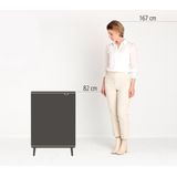 Brabantia - Bo Touch Bin Hi - Prullenbak - Wit - 60 Liter