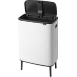 Brabantia - Bo Touch Bin Hi - Prullenbak - Wit - 60 Liter