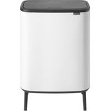 Brabantia - Bo Touch Bin Hi - Prullenbak - Wit - 60 Liter
