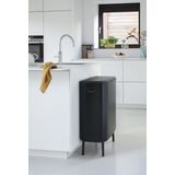 Brabantia - Bo Touch Bin Hi - Vuilnisbak - Matt Black - 60 Liter