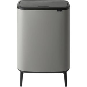 Brabantia - Bo Touch Bin Hi - Vuilnisbak - Mineral Concrete Grey - 60 Liter