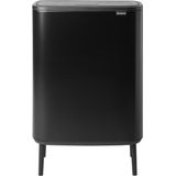 Brabantia - Bo Touch Bin Hi - Prullenbak - Matt Black - 2 x 30 liter
