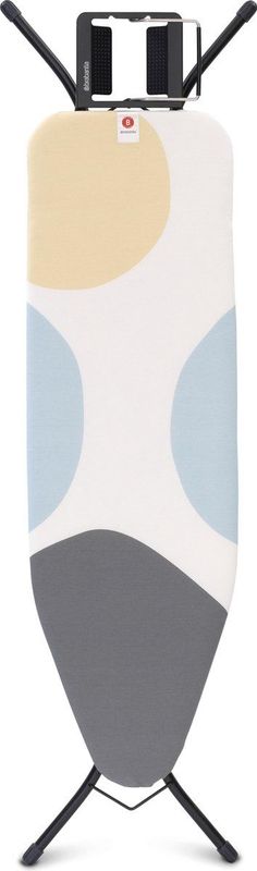 Brabantia Strijkplank B - met Strijkijzerhouder - 124 x 38 cm - Spring Bubbles