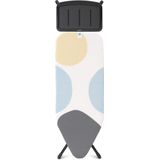 Brabantia Perfect Flow Strijkplank C - met Stoomunithouder - 124 x 45 cm - Spring Bubbles