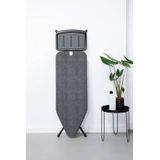 Brabantia Strijkplank C - met Stoomunithouder - 124 x 45 cm - Denim Black