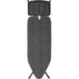 Brabantia Strijkplank C - met Stoomunithouder - 124 x 45 cm - Denim Black