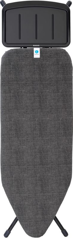 Brabantia Strijkplank C - met Stoomunithouder - 124 x 45 cm - Denim Black