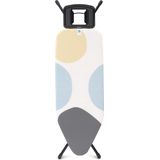 Brabantia Strijkplank C - met Strijkijzerhouder - 124 x 45 cm - Spring Bubbles