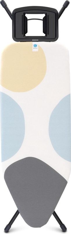 Brabantia Strijkplank C - met Strijkijzerhouder - 124 x 45 cm - Spring Bubbles