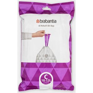 Brabantia PerfectFit Vuilniszakken - 10/12 l - Code C - 40 stuks